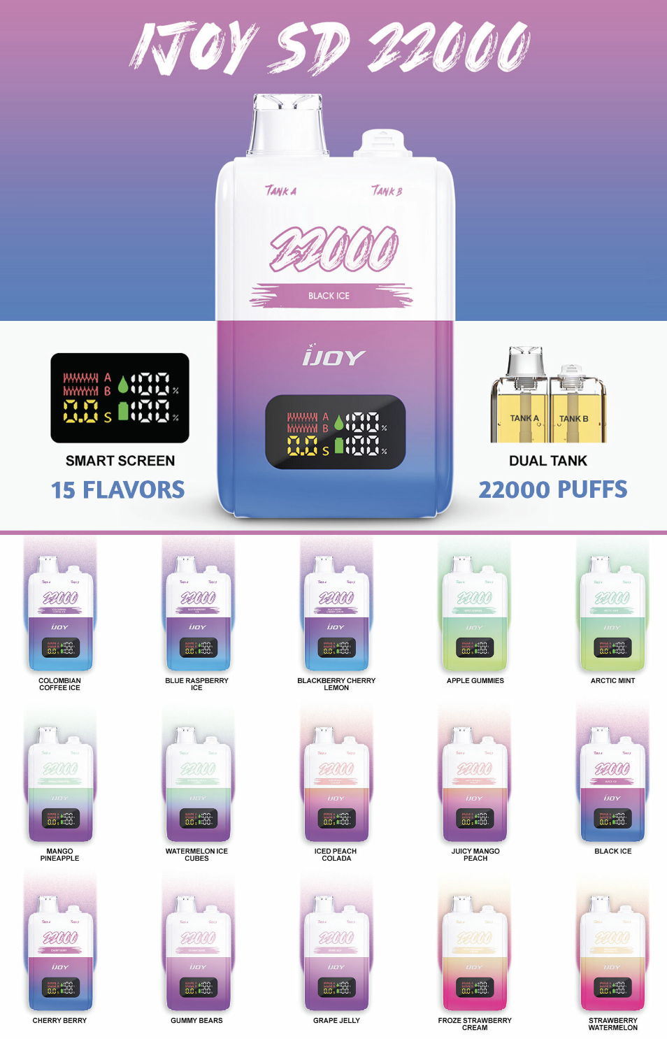 Review Ijoy 22000 puffs